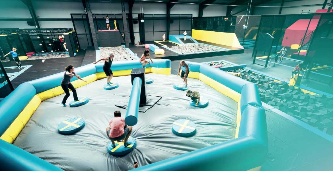 Trampoline park fun for the whole family